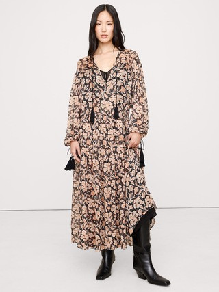 Tiered Maxi Dress | Banana Republic (US)