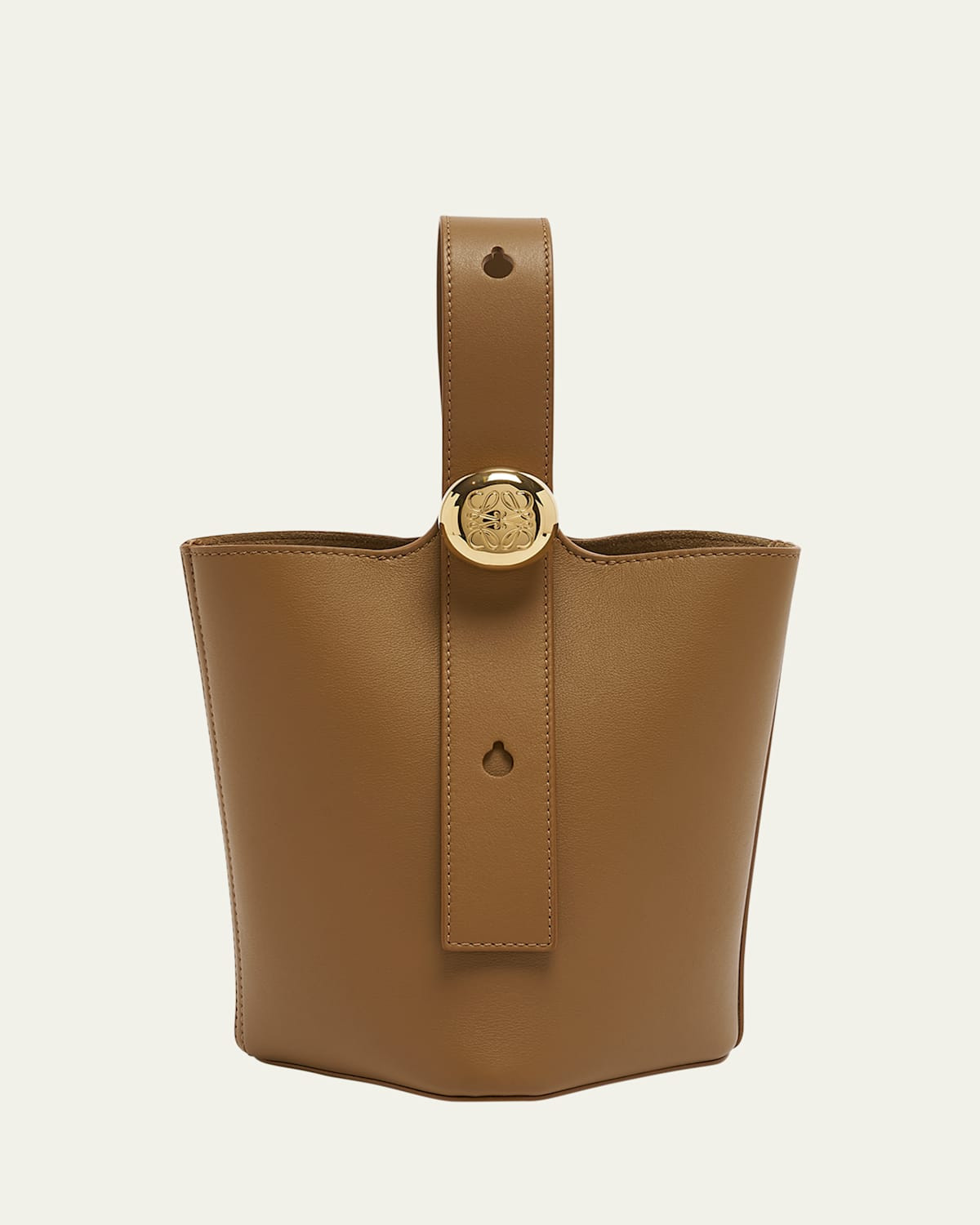 Mini Pebbled Leather Bucket Bag | Bergdorf Goodman