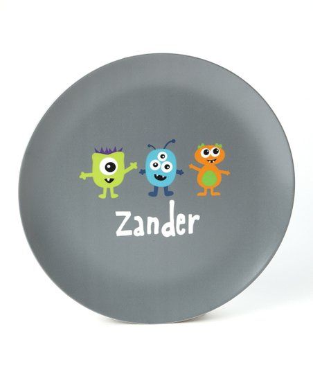 Monsters Personalized Plate | Zulily