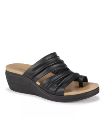 Baretraps Women's Erla Wedge Sandal, Black, 9.5M | Belk