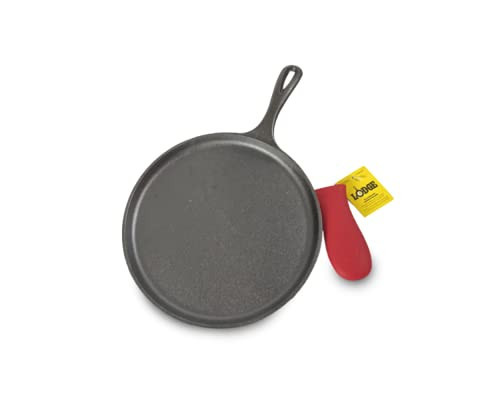 Lodge Cast Iron Griddle and Hot Handle Holder, 10.5", Black/Red | Amazon (US)