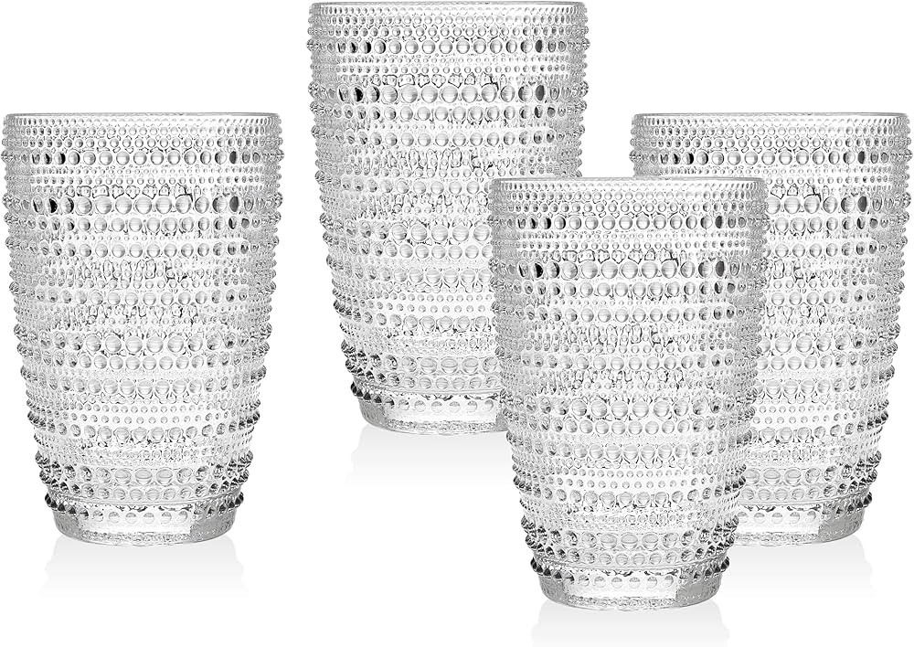 Godinger Highball Glasses Beverage Cups - Lumina, 10oz, Set Of 4 | Amazon (US)