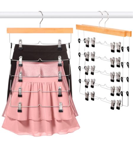 My new favorite way to store all of my athletic skirts! Just $25 for 3 separate hangers.

#LTKhome #LTKfindsunder50