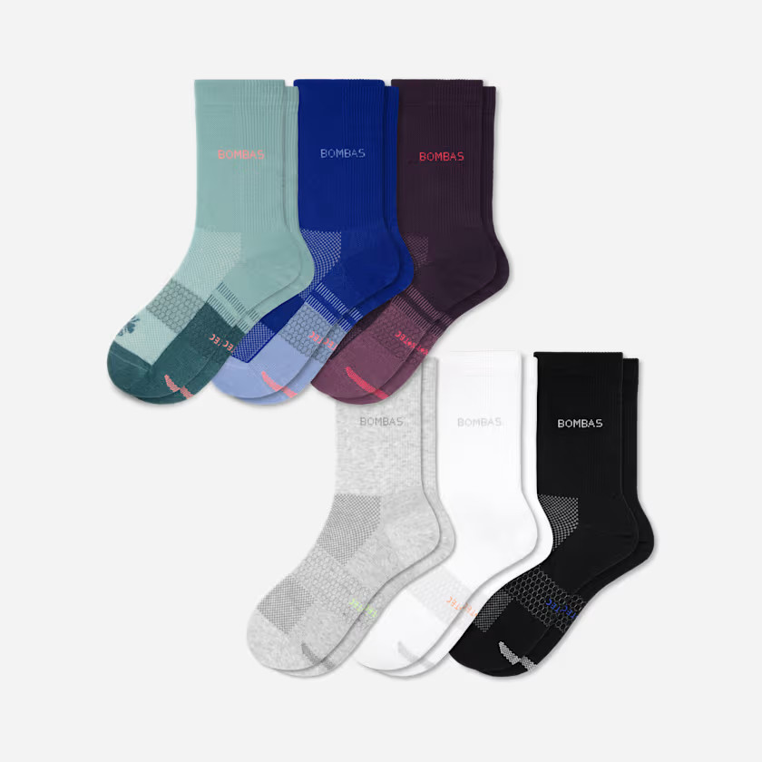 Women's Lightweight Athletic Half Calf Sock 6-Pack | Bombas