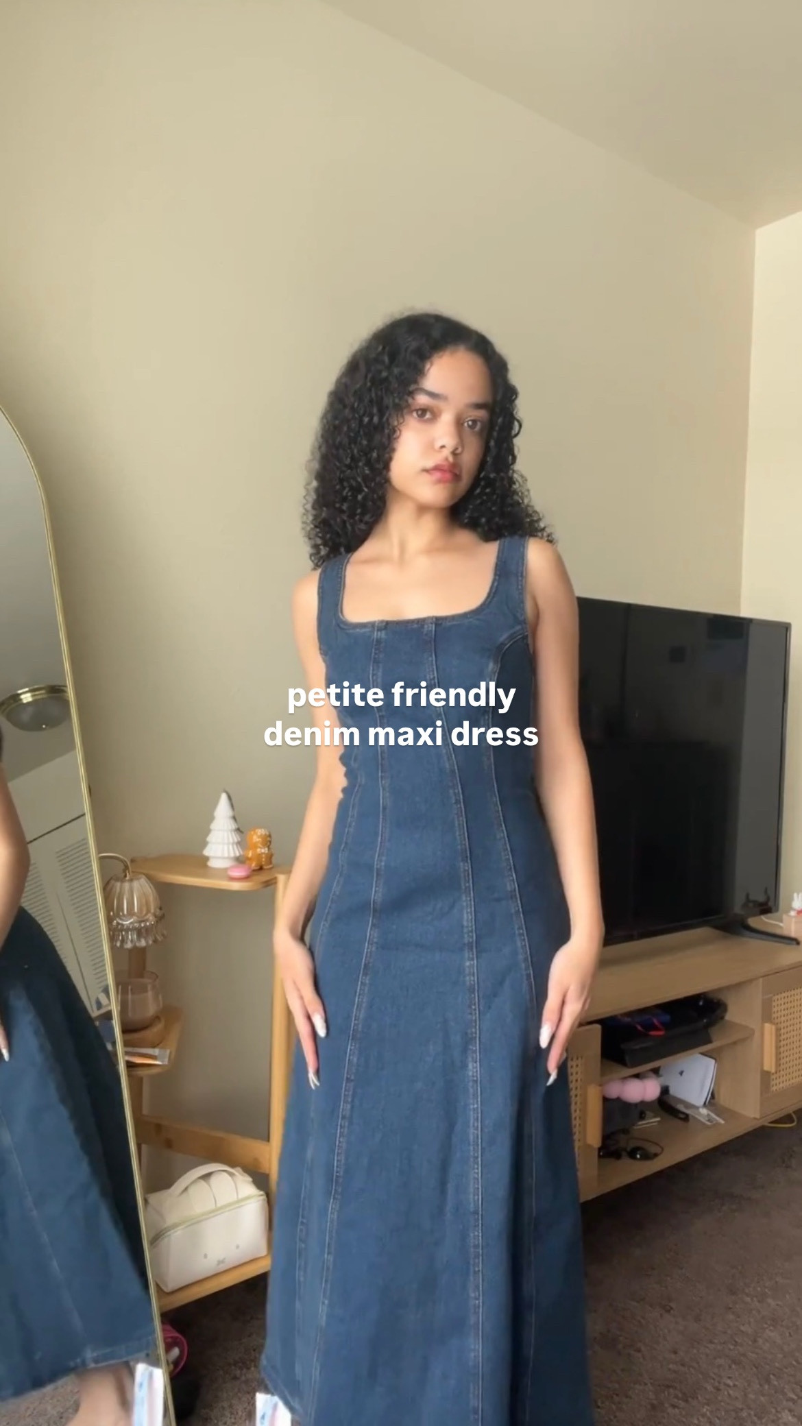 Petite maxi dress alert ‼️ As someone who is 4’11 I know it can be hard to find flattering maxi dresses but Cider has a denim maxi dress perfect for all heights!

If you’ve been looking for a denim maxi dress look no further, this denim dress amazon find from Cider is the perfect fit for you ~

I received size xxs, and it’s 63% cotton material!

#LTKPetite #LTKFindsUnder50