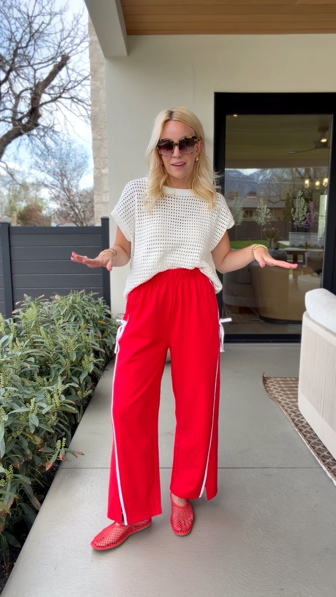 I had to grab these pants in red too!

#LTKgrwm #LTKmomlife #LTKootd