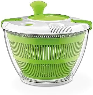 Cuisinart Large Spin Stop Salad Spinner- Wash, Spin & Dry Salad Greens, Fruits & Vegetables, 5qt,... | Amazon (US)