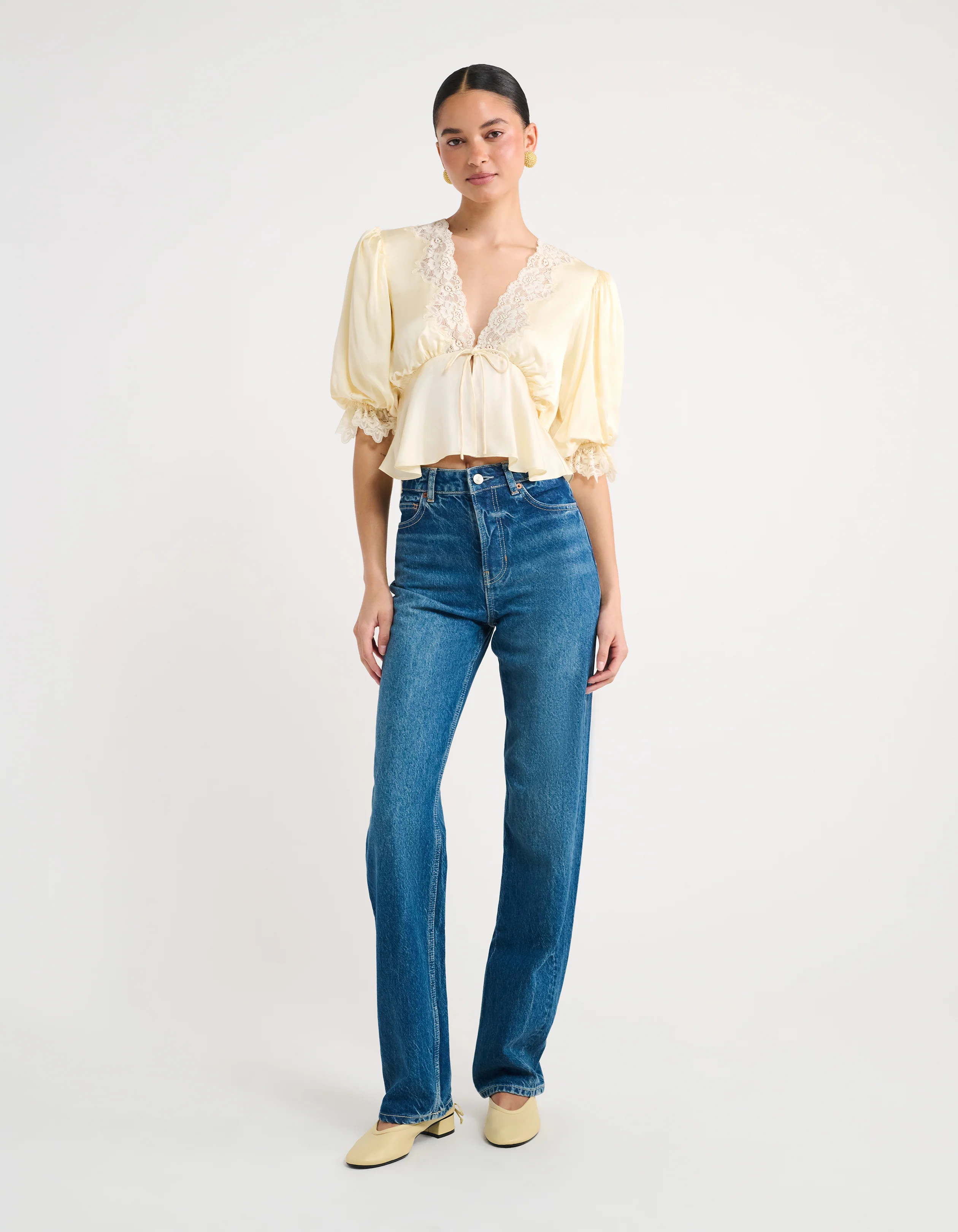 Honey Blouse | Custard | Rumored