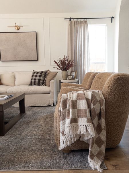 New target checkered throw blanket // also a bed blanket 

Living room inspo, fall decor, brown tones, beige aesthetic, neutral home 

#LTKhome #LTKfindsunder50 #LTKfindsunder100