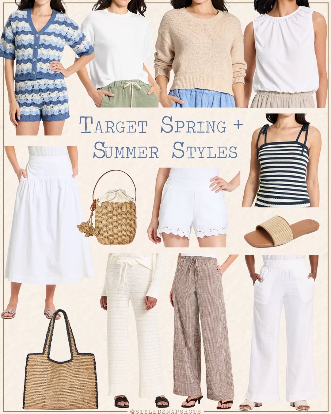 So excited for Warmer weather and to be back outside! Rounded up a few spring+summer favorites from @Target #Target #TargetPartner 