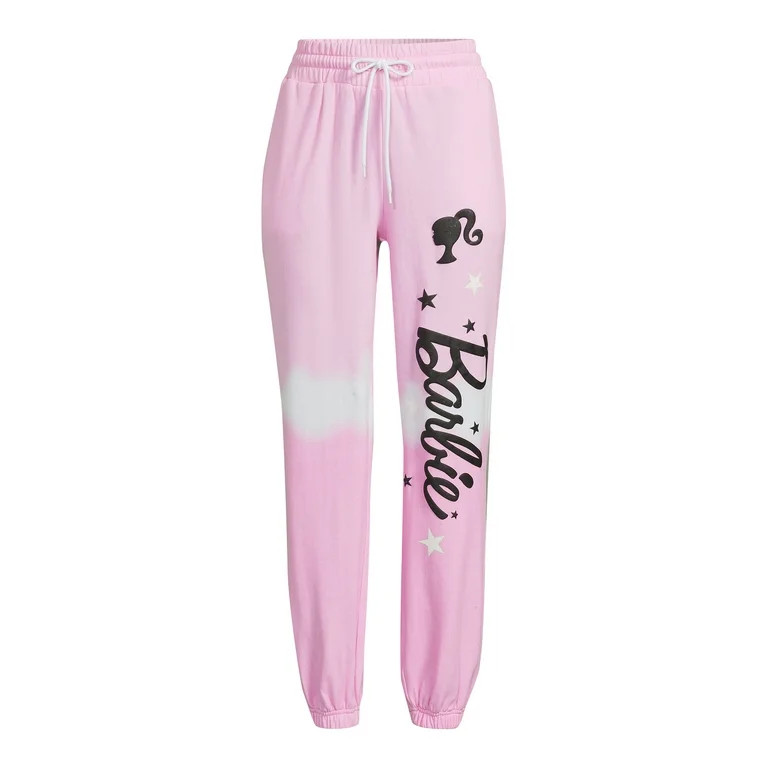 Barbie Juniors’ Graphic Jogger Pants, 28” Inseam | Walmart (US)