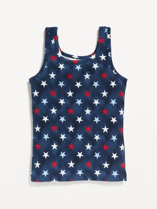 Printed Fitted Tank Top for Girls | Old Navy (US)