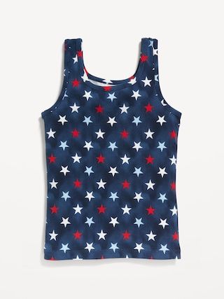 Printed Fitted Tank Top for Girls | Old Navy (US)