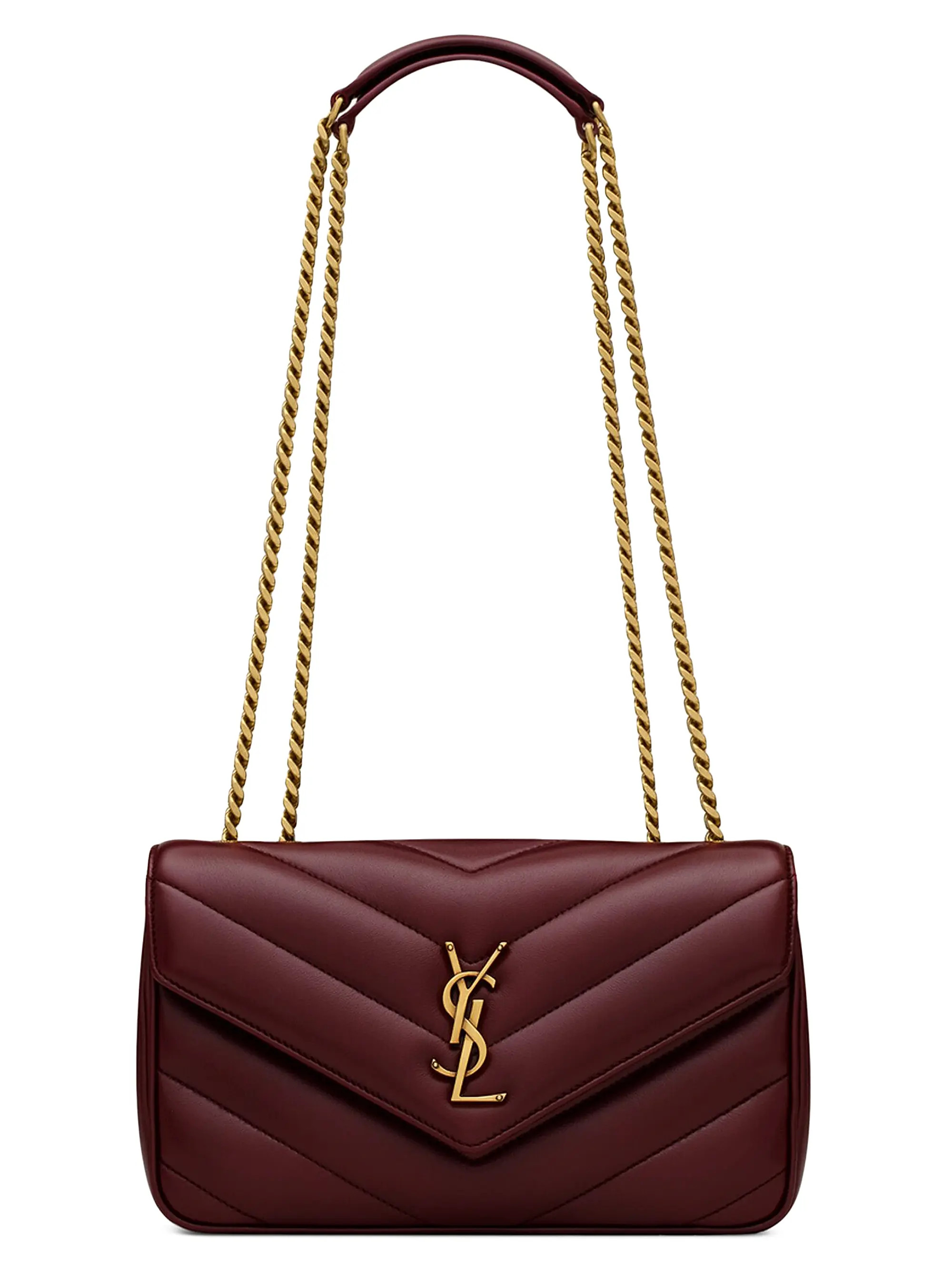 Saint Laurent Loulou Small Shoulder Bag in Lambskin Leather | Saks Fifth Avenue | Saks Fifth Avenue