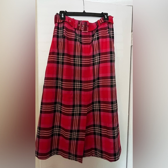 NWT Kate Spade Foliage Plaid Skirt | Poshmark