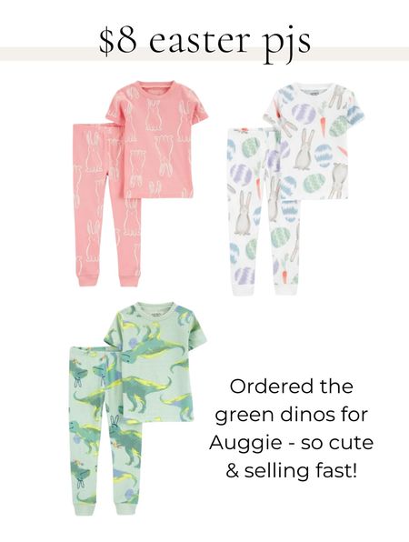 cute toddler Easter pjs from Walmart! only $8 - I ordered the dino for Auggie 

#LTKfamily #LTKbaby #LTKkids