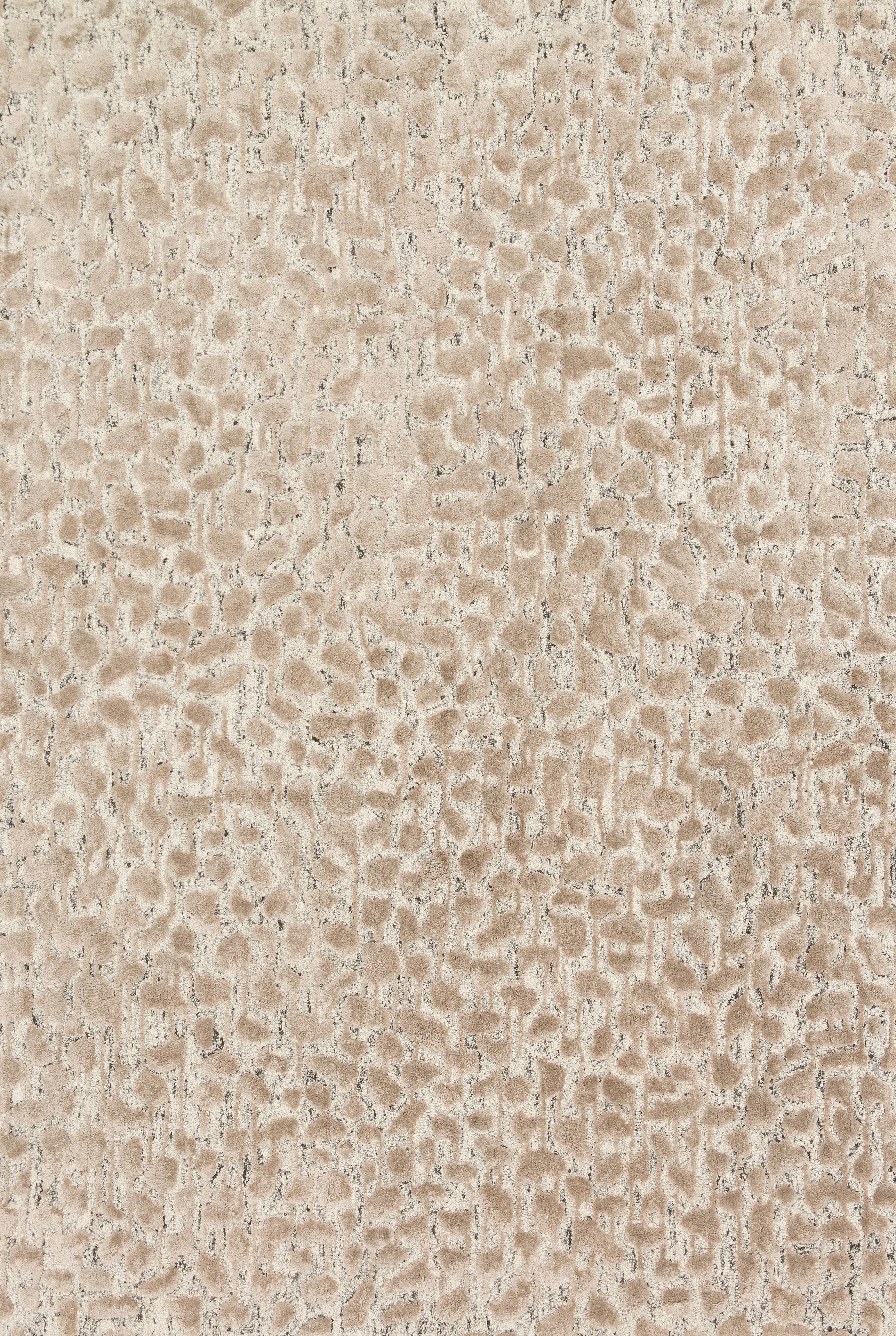 Rusch Abstract Hand-Hooked Beige Area Rug | Wayfair North America