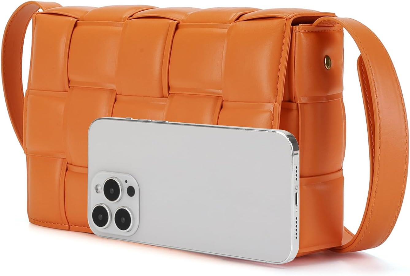 Woven Crossbody Bags for Women Small Shoulder Small Purse | Amazon (US)