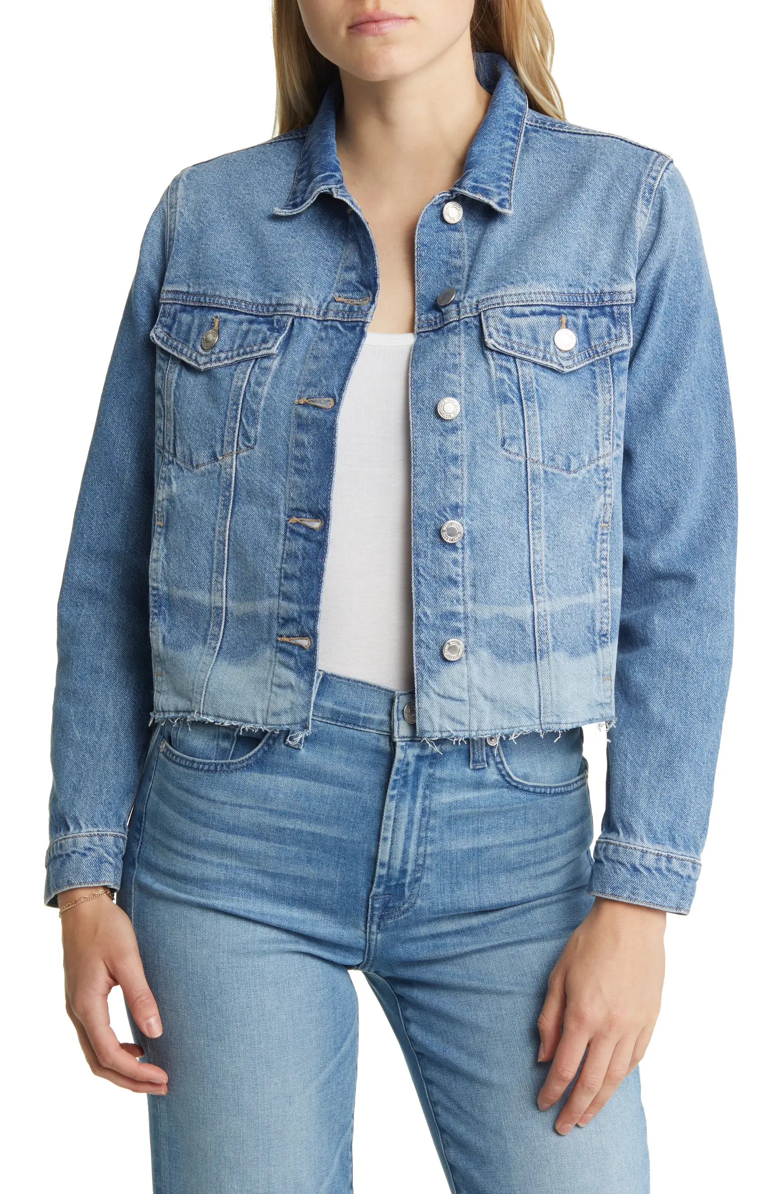 Sienna Mid Crop Denim Jacket | Nordstrom