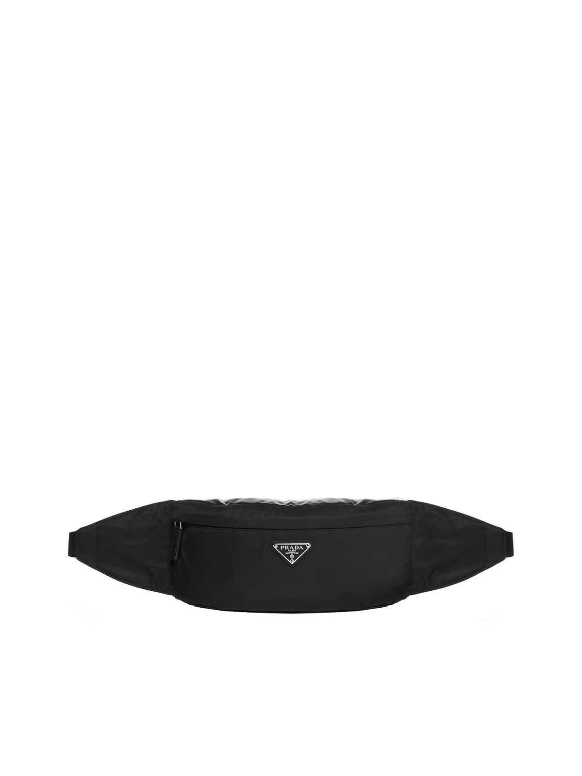 Prada Logo Plaque Zip-Up Belt Bag | Cettire Global