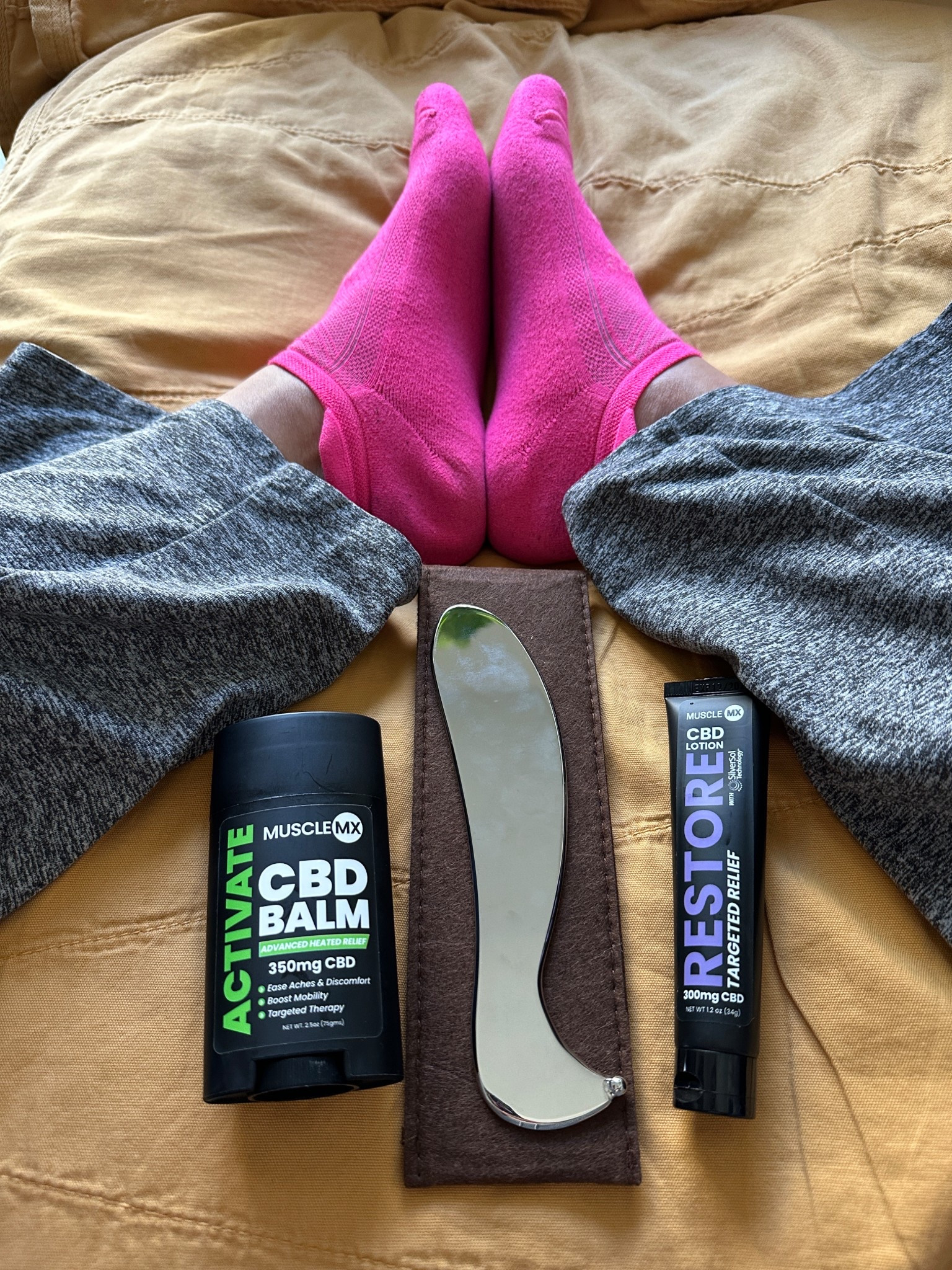 I’m about to work out the soreness from my legs. Those intervals I ran got me good! Thank goodness I have the tools to recover lightning quick! ⚡️

Use this link to purchase Muscle MX products. These are my favorite CBD recovery lotions and balms! https://alnk.to/cwU5tLf

#LTKFindsUnder50 #LTKOver40 #LTKActive