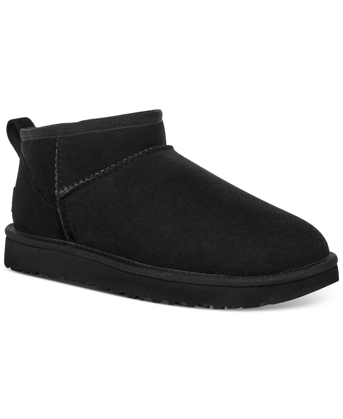 Ugg Women's Classic Ultra Mini Booties - Black | Macy's