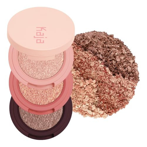Kaja Beauty Bento Collection - Bouncy Eyeshadow Trio | Peach Orange Tones, Travel Size, 02 Orange Blossom, 2019 Allure Best of Beauty Award, 0.03 Oz | Amazon (US)