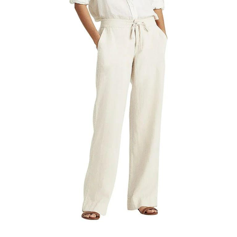 Ma Croix Womens Premium Soft Linen Pants Relaxed Fit Comfort Wear for Daily Styling | Walmart (US)