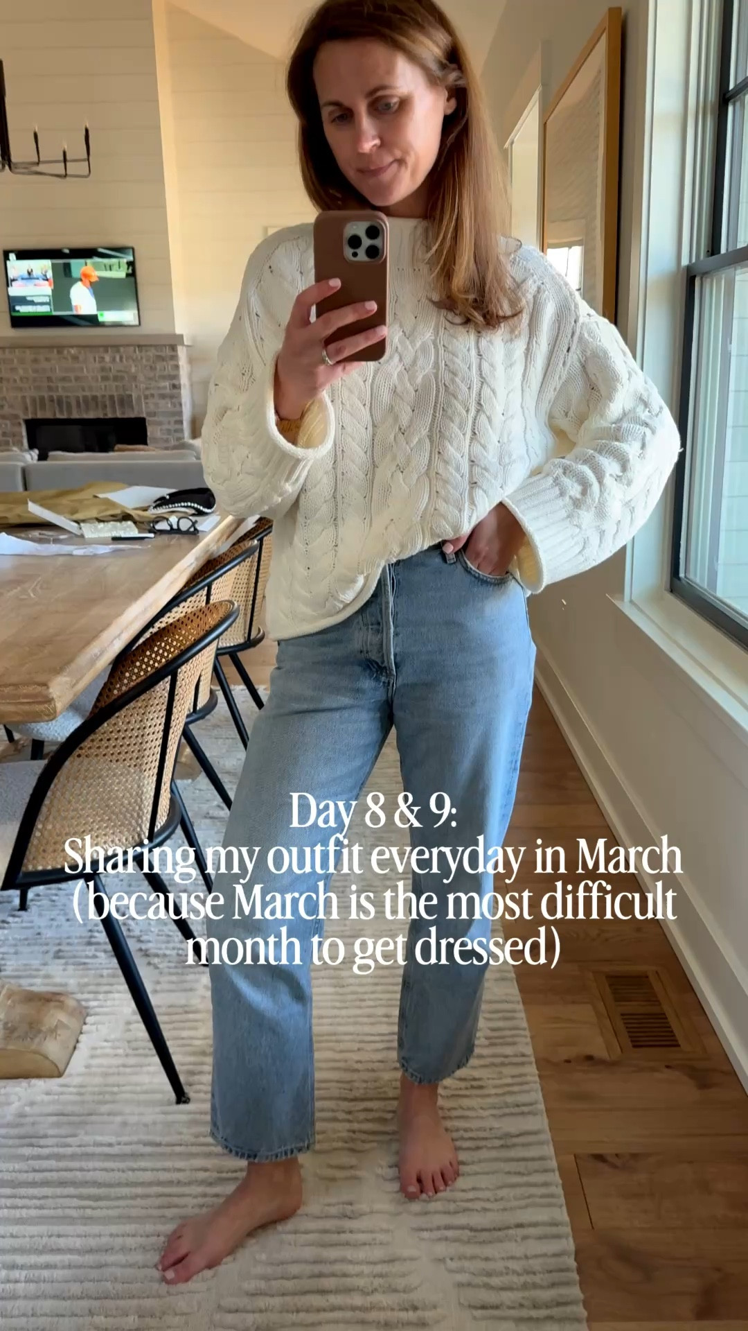 Sweater size XS
Jeans I sized down to 24
Leggings and top size small 

#LTKgrwm #LTKdayinmylife #LTKootd