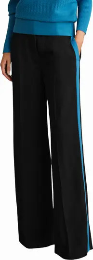 Reiss Isla Side Stripe Wide Leg Pants | Nordstrom | Nordstrom