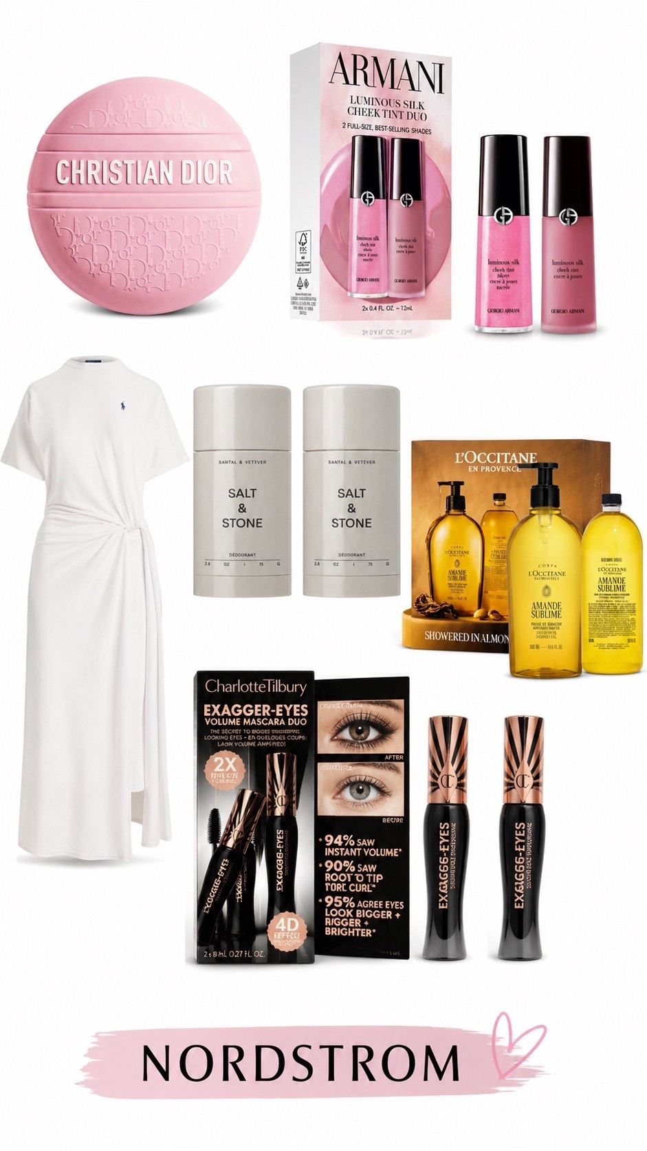 ✨ New Nordstrom favorites are here! From luxury beauty essentials to timeless fashion pieces, these are the must-haves currently on my wishlist. Which one would you add to your cart first? 🤍🛍️

#Nordstrom #NordstromFinds #BeautyFavorites #LuxuryBeauty #FashionFinds #CharlotteTilbury #ArmaniBeauty #DiorBeauty #LOccitane #SaltAndStone #RalphLauren #Wishlist #ByAnaBeautyClub

#LTKootd #LTKSaleAlert #LTKSeasonal