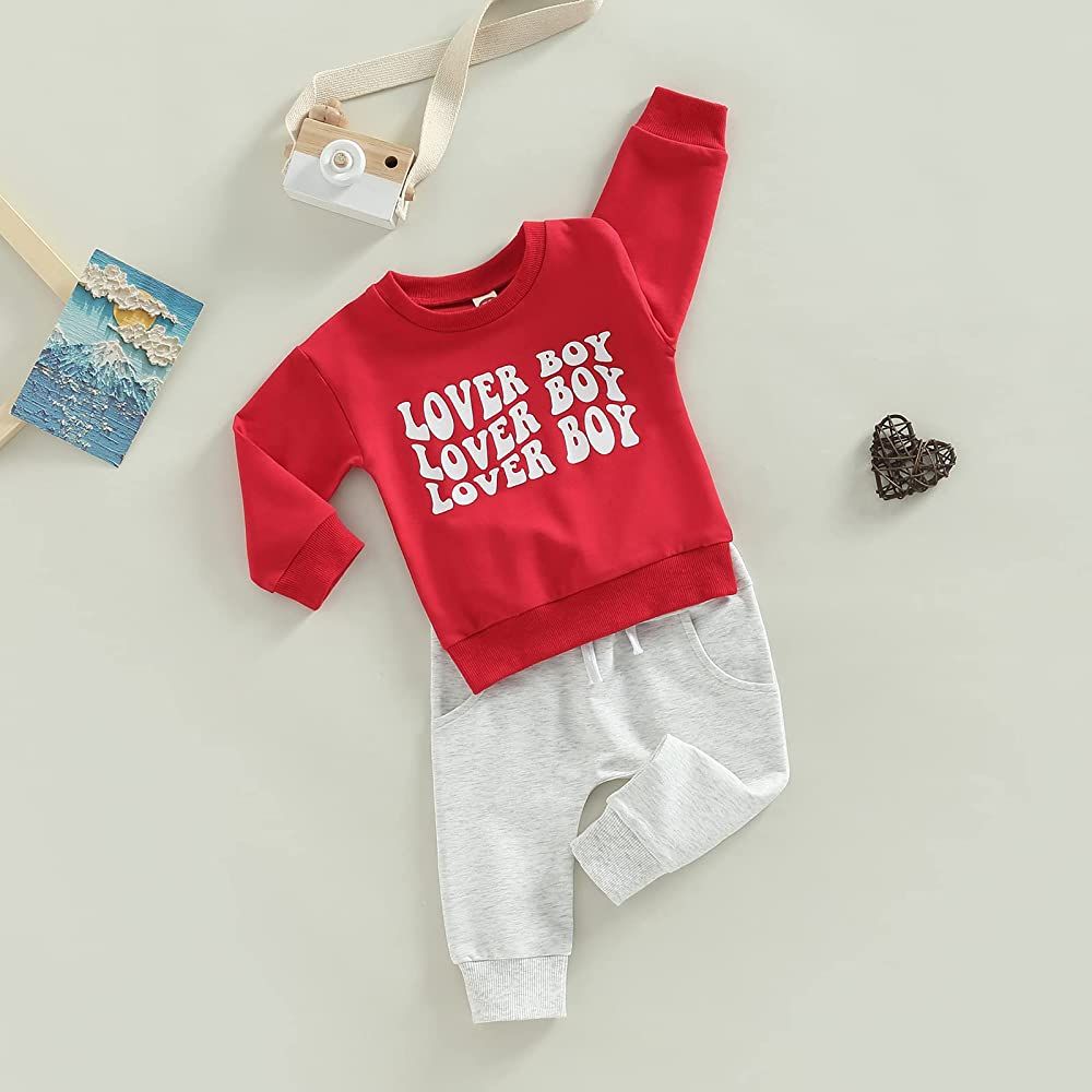 Infant Toddler Baby Boy Halloween Outfits Long Sleeve Shirts Pumpkin Sweatshirt with Pants 2Pcs F... | Amazon (US)