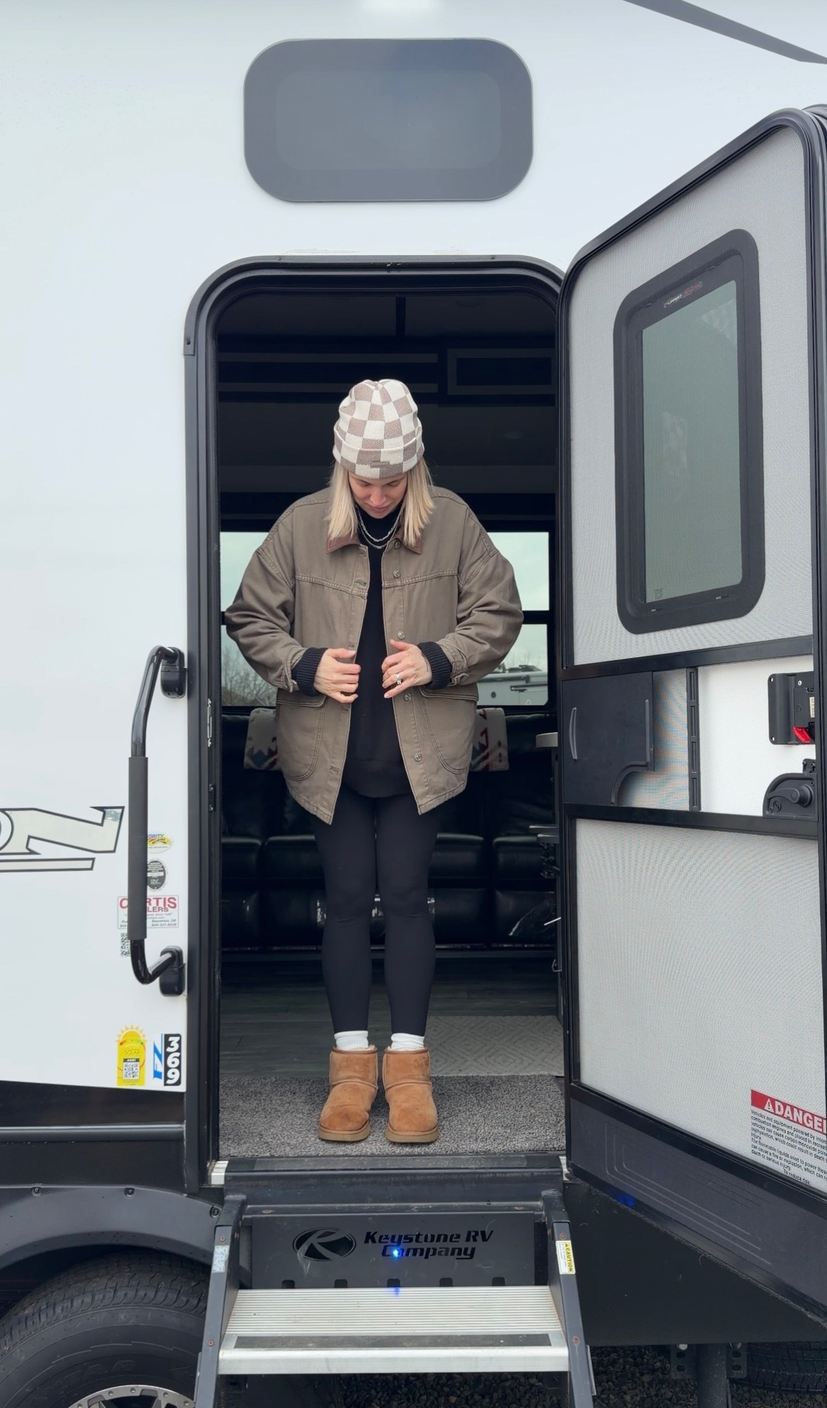 Comfy warm winter outfit ! 
FP Lemon Jacket | size M 
Beanie | old kids section @ Abercrombie 

#LTKmomlife #LTKBump #LTKootd