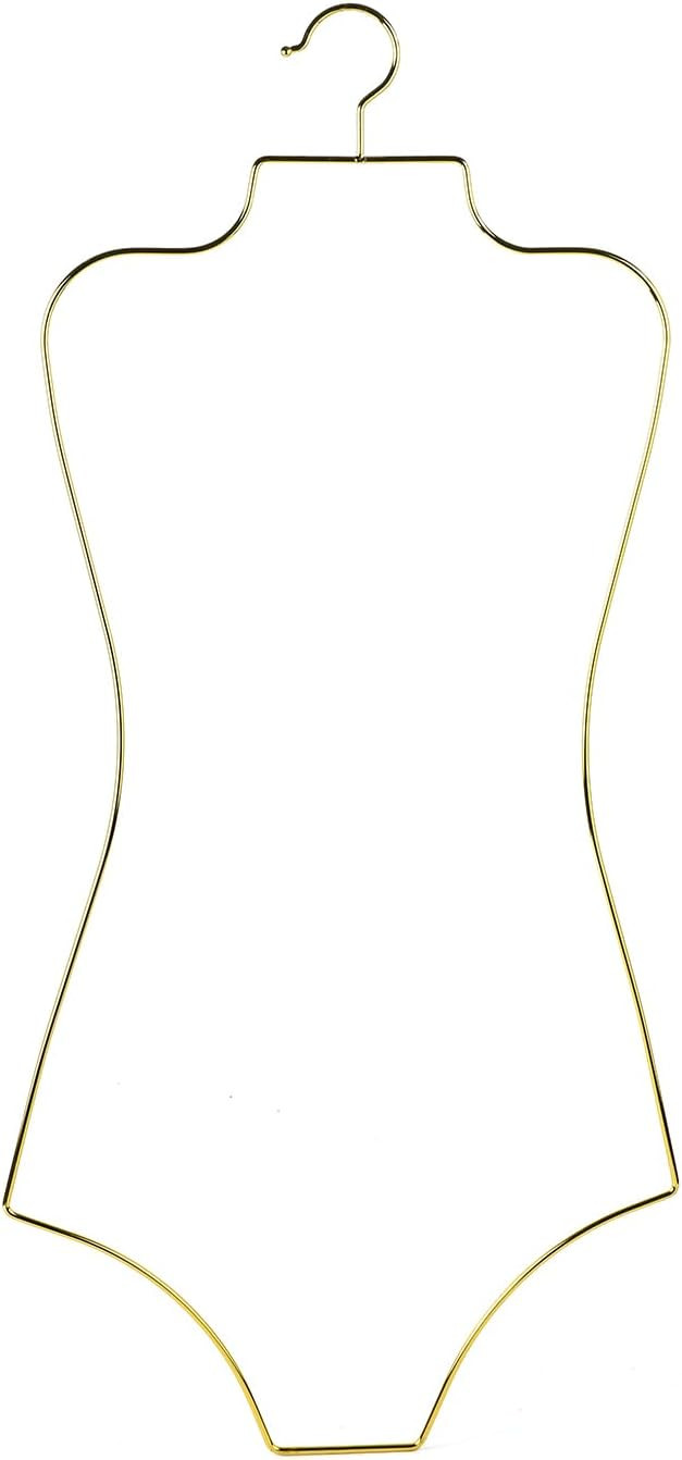 Gold Wire Lingerie Hangers Body Shape Metal Display Bikini Swimwear hanger-10 of Pack | Amazon (US)
