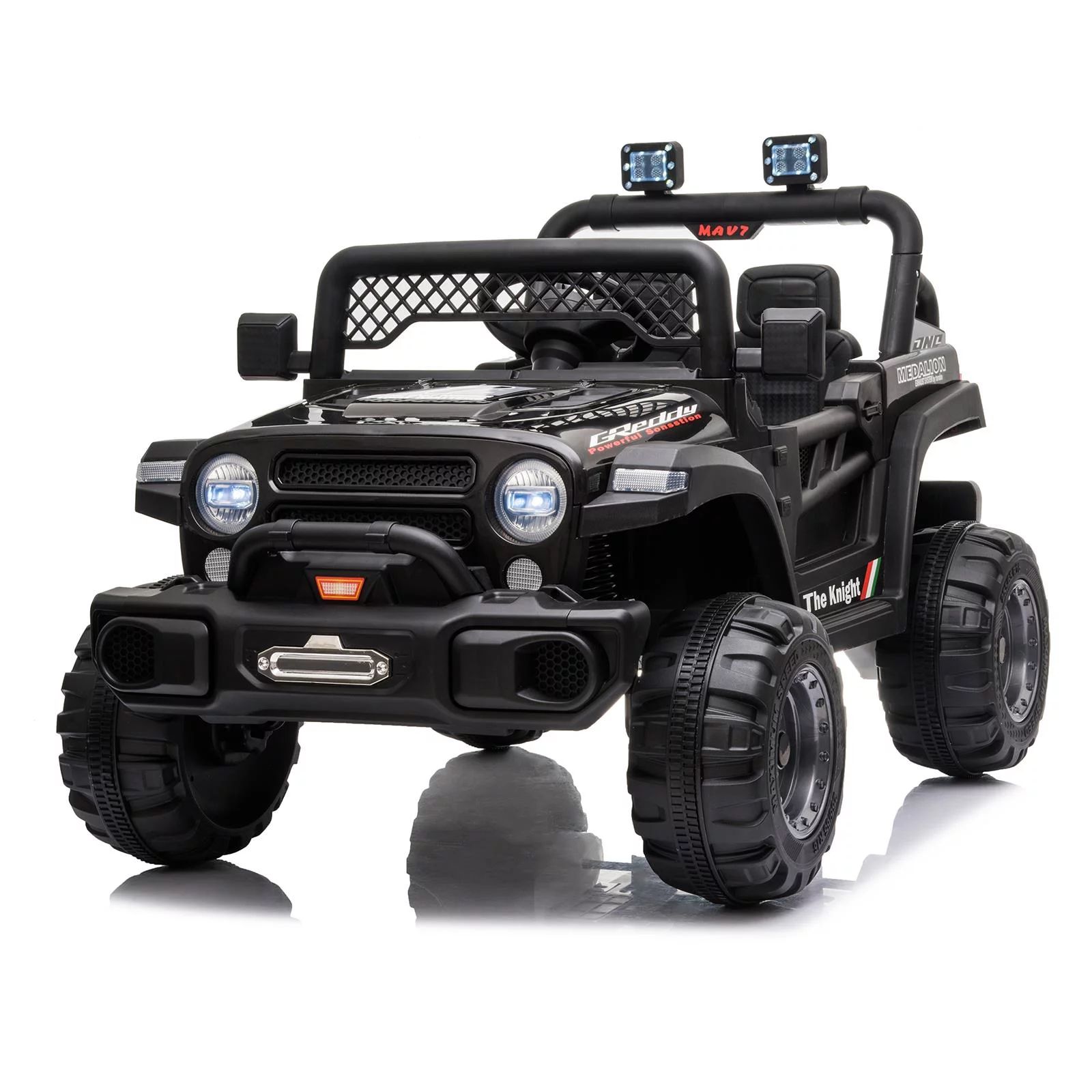 Ktaxon Ride on Truck, Dual Drive Electric 12V Battery Powered Kids Toddler Motorized Off-Road Veh... | Walmart (US)