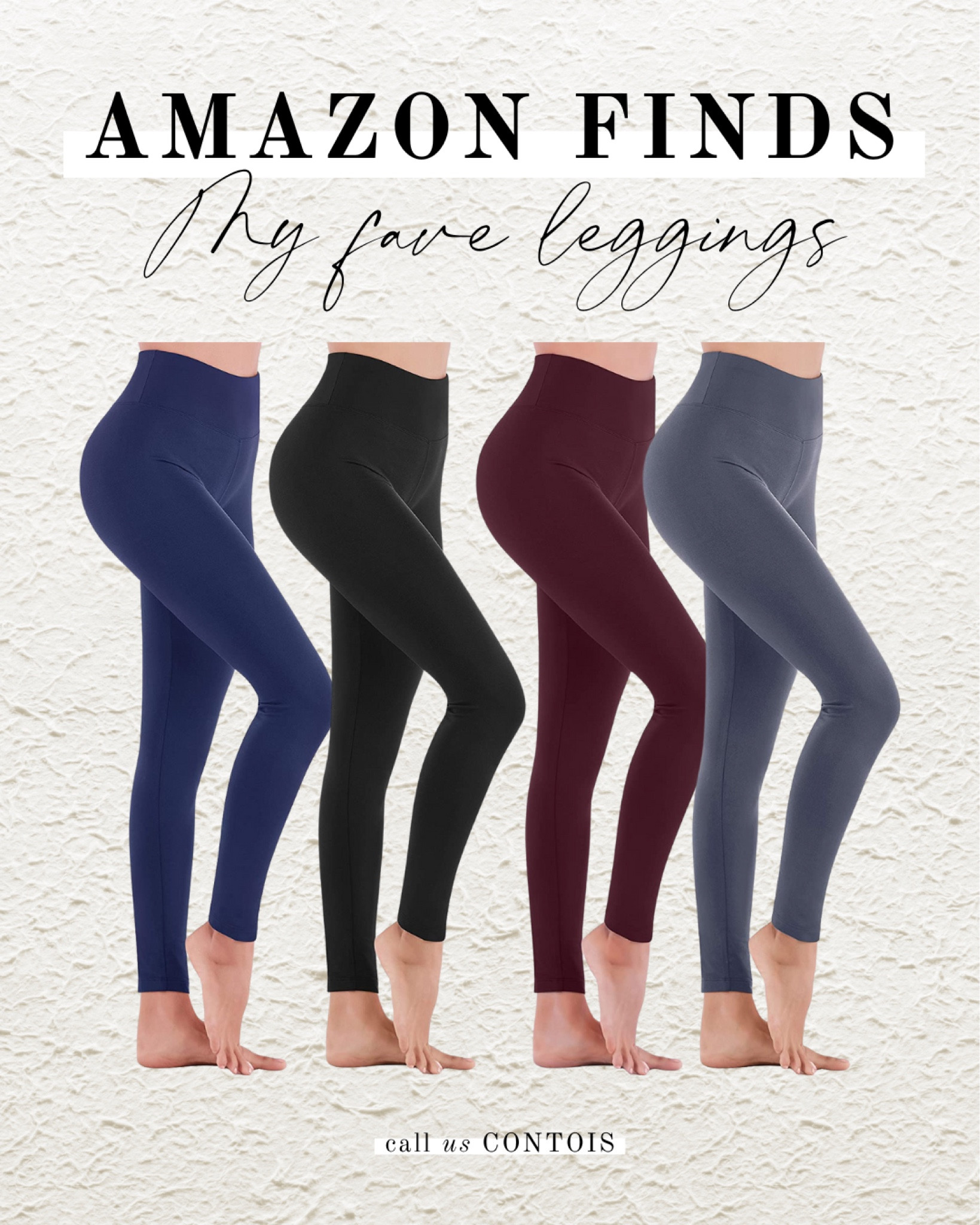 These high waisted leggings are super soft, stretchy, hold it all in! Not see through at all and really great quality for the price. I have several colors 😃

| high waisted leggings, 7/8 length leggings, yoga wear, workout clothes, loungewear | 

#LTKFind #LTKfit #LTKunder50