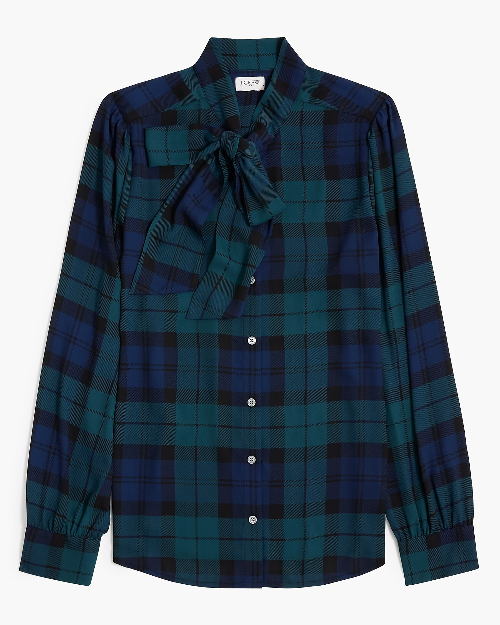 Bow tie-neck top | Photoshoot Outfit | Christmas Outfits Work Outfits For The Holidays #LTKworkwear  | J.Crew Factory