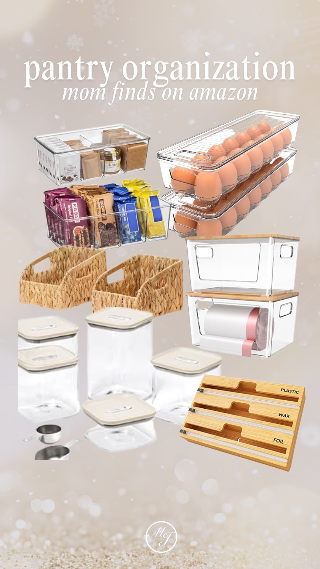 Pantry organization, mom finds on Amazon 

#LTKvlog #LTKHome #LTKmomlife