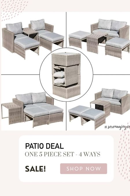 patio furniture deal! I’ve never seen a set like this before

Patio furniture
Outdoor furniture
Patio set
Patio decor
Outdoor living
Patio chairs

#LTKhome #LTKSeasonal #LTKFind