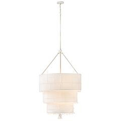 Hinkley Interior Baya Double XL Multi Tier Chandelier 30" Textured Pla | Lamps Plus