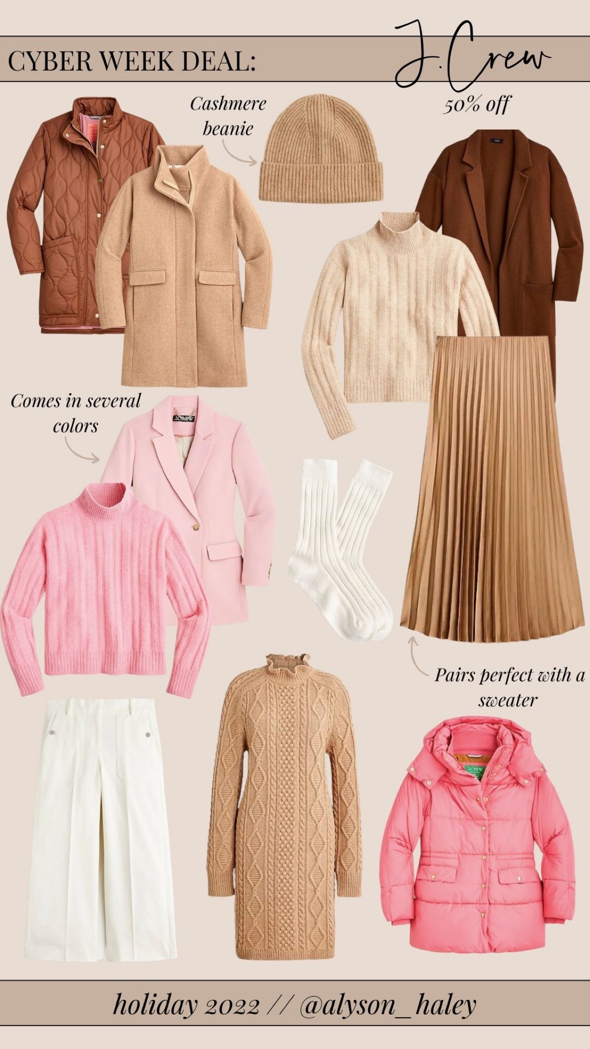 J. Crew's 50% off Black Friday sale is still going on! Grab some winter essentials at great prices! 

#LTKCyberweek #LTKSeasonal #LTKHoliday
