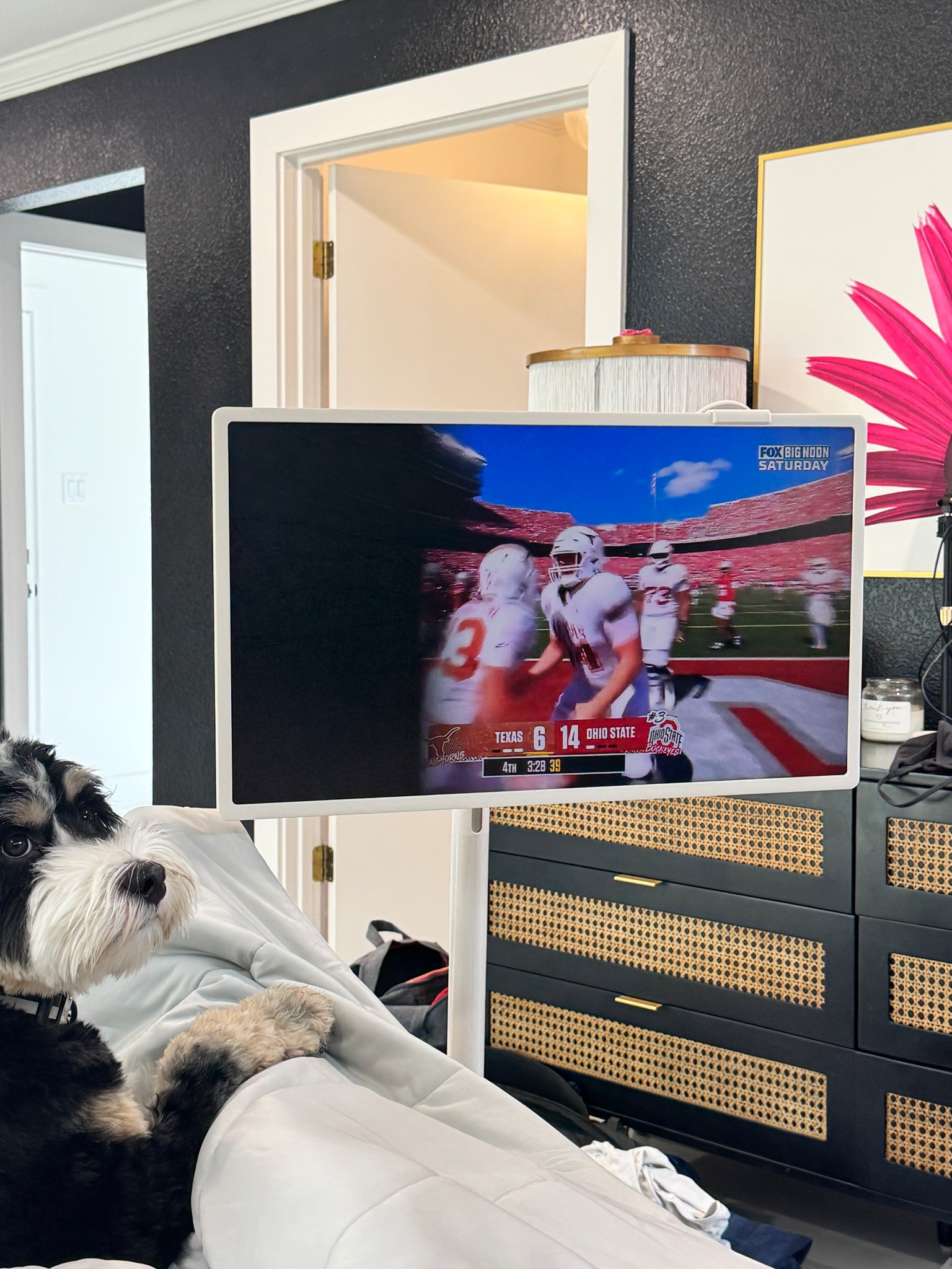 This chargeable portable TV was such a solid purchase. I don’t want to watch the TX game and he does. Perfect solution  

#LTKHome #LTKSaleAlert #LTKMens