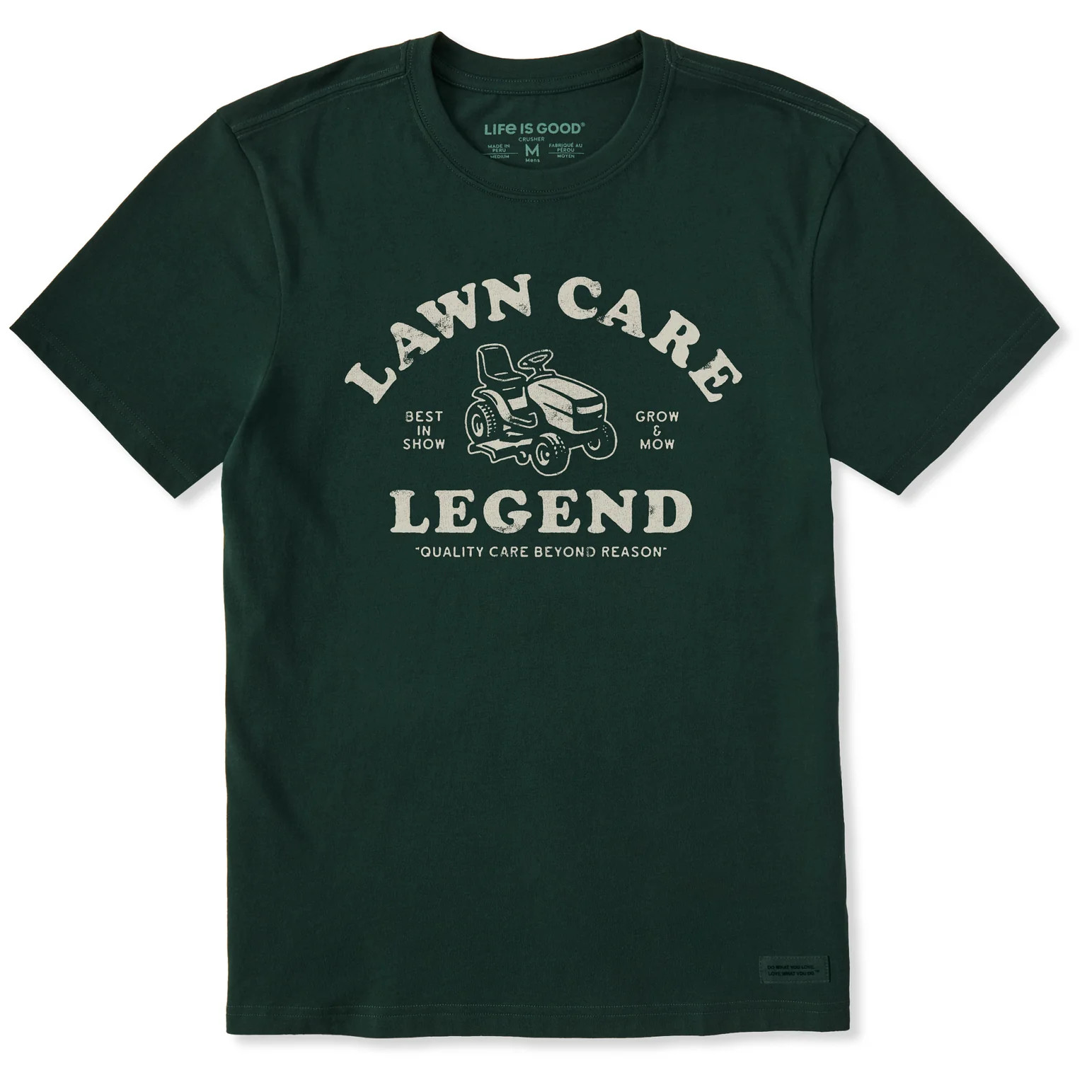 Men's Lawn Care Legend Short Sleeve Crusher Tee | Life is Good