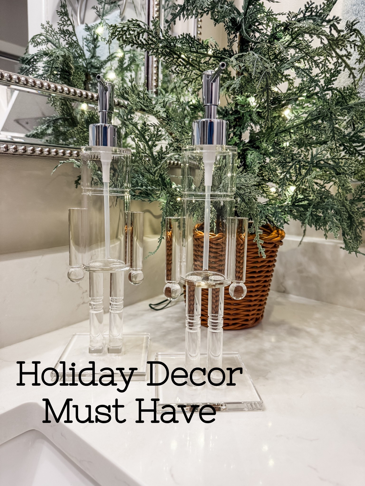 How adorable are these acrylic nutcracker soap dispensers from Amazon?! 😍 

They’re the cutest little holiday touch for your kitchen or bathroom!

Just add your favorite clear hand soap, and you’ve got the perfect seasonal accent that looks high-end without the price tag. 

I love that they’re durable, easy to refill, and reusable year after year. 

Linked my exact set plus a few other holiday soap dispensers I’m loving this season!

amazon holiday decor, christmas soap dispensers, nutcracker decor, kitchen decor, bathroom decor, holiday home, amazon finds, seasonal decor, budget friendly holiday finds, christmas decorating, holiday style

#AmazonHome #HolidayDecor #ChristmasFinds #AmazonFavorites #KitchenDecor #BathroomDecor #HolidayInspo #AmazonHoliday #BudgetFriendlyFinds #ChristmasDecor #HolidayVibes #AmazonMustHaves #SeasonalStyle

#LTKSeasonal #LTKFamily #LTKHome