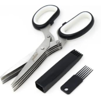 Joyoldelf Gourmet Herb Scissors Set - Master Culinary Multipurpose Cutting Shears with Stainless ... | Amazon (US)