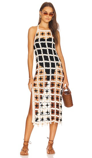 Lotus Crochet Dress in Multi | Revolve Clothing (Global)