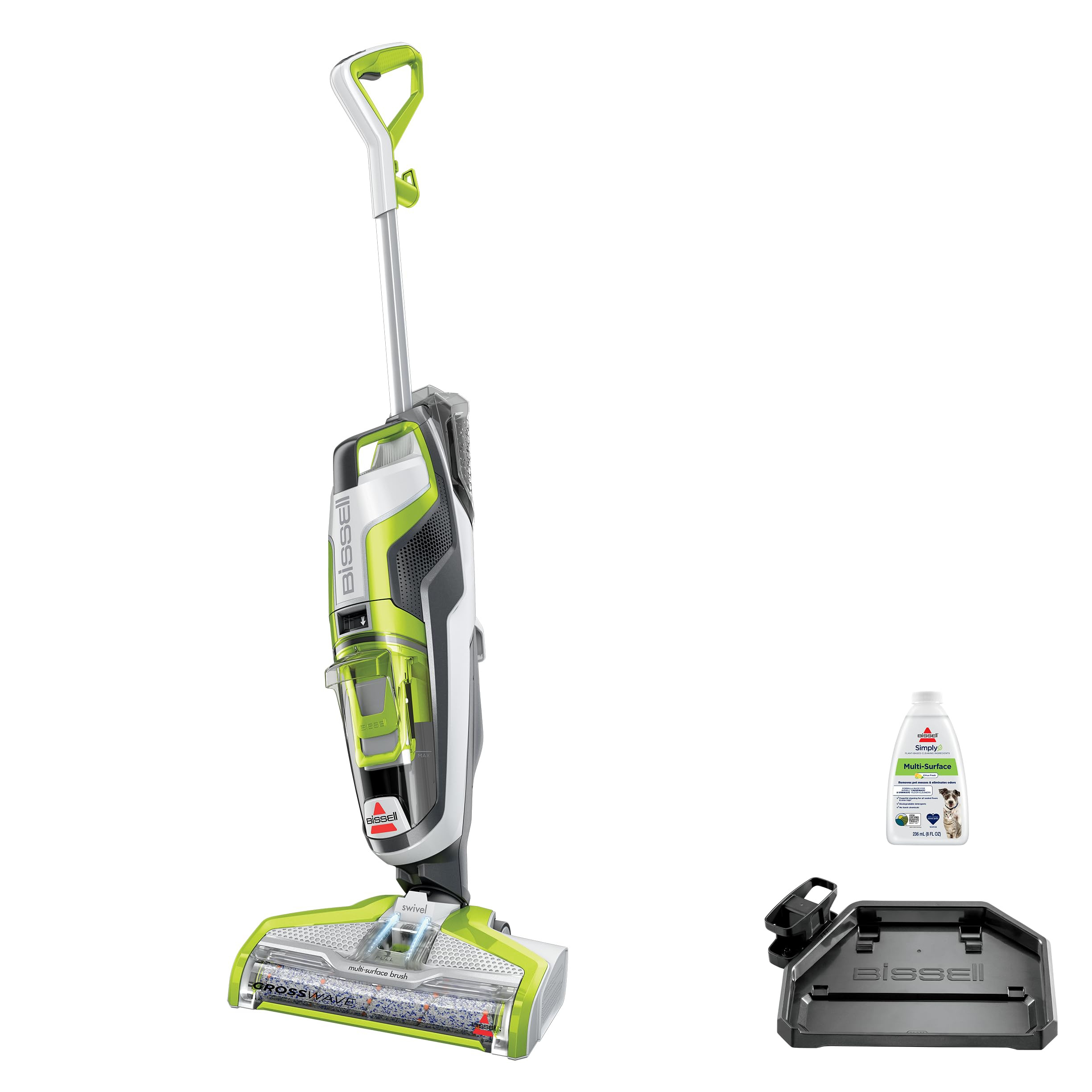 Bissell CrossWave Floor and Area Rug Cleaner, Wet-Dry Vacuum, 3888A, Corded electric, Green | Amazon (US)