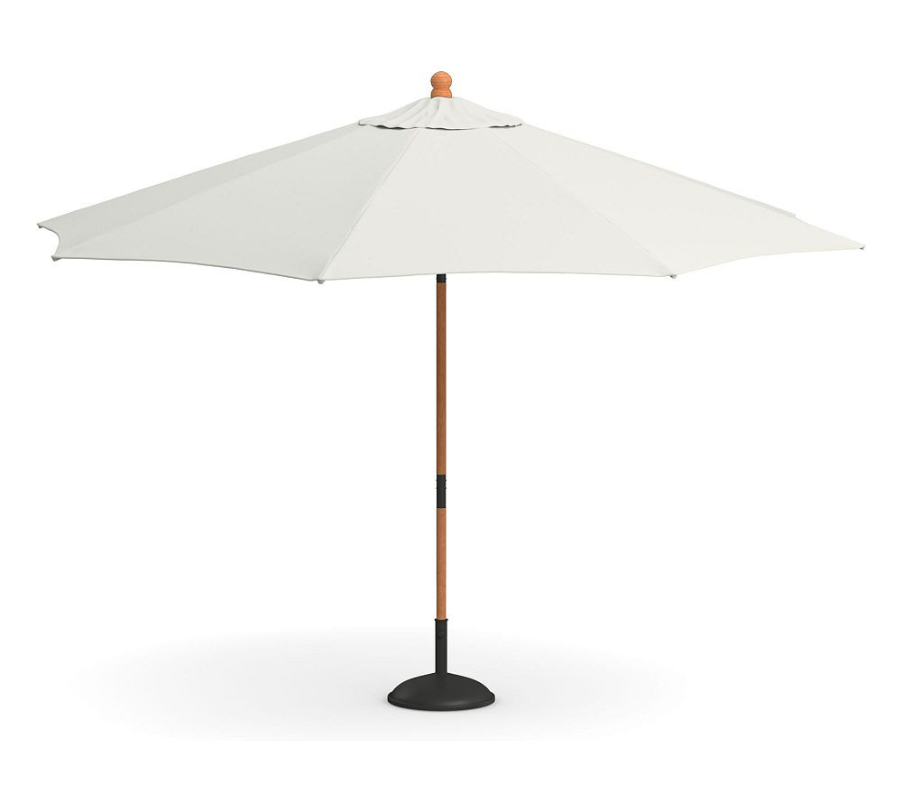 Premium 9' Round Outdoor Patio Umbrella – Eucalyptus Tilt Frame​ | Pottery Barn (US)