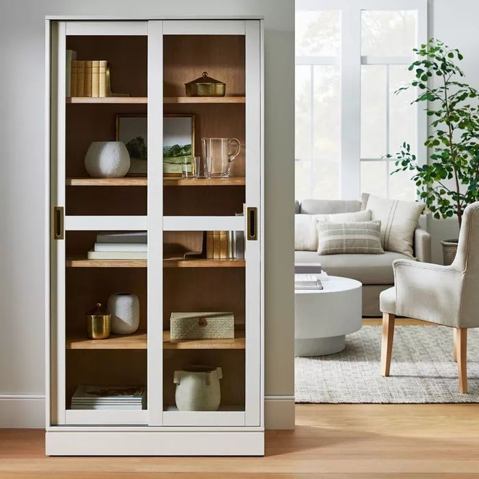 72&#34; Promontory Cabinet with Sliding Doors - Threshold&#8482; designed with Studio McGee | Target