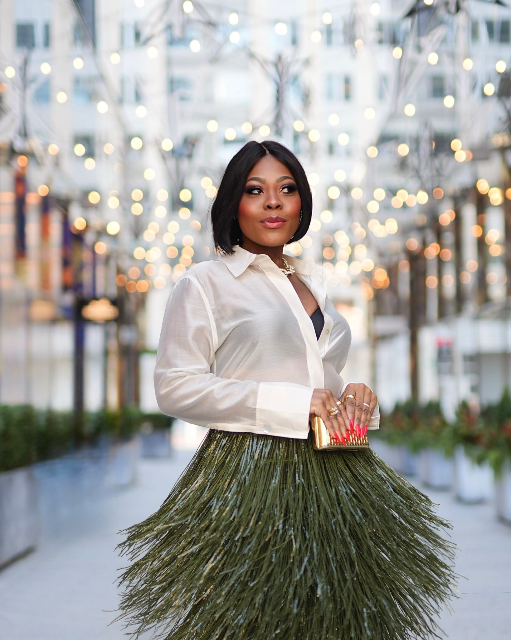 Sharing look and makeup details 💋 my shirt is an oldie from H&M 

#LTKMidsize #LTKBeauty #LTKHoliday